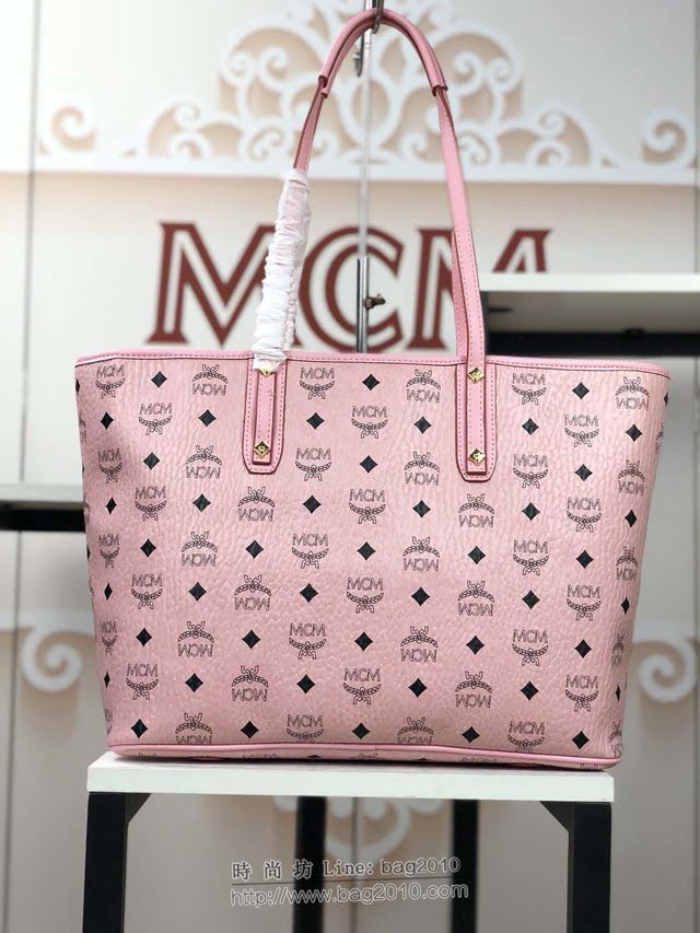 MCM女包 原單 6268打釘兔子 Stripe鉚釘子母購物袋 搭配小包 MCM女手提袋 MCM肩背包  mdmc1400
